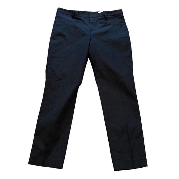 Club Monaco Women's Black Mid-Rise Classic Tapered Leg Ankle Pants 4 - Picture 1 of 9